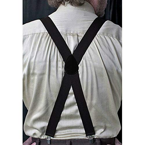 35/50mm Extra Wide Men's Adjustable Elastic Suspenders Clip On Braces Trouser AU (35mm)