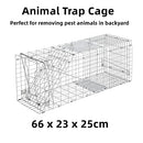 Animal Trap Cage Folding Humane Live Catch Possum Fox Rat Cat Rabbit Bird