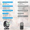 ZEBRE Portable Battery Camping Fan with LED Lantern - Rechargeable 5000mAh Battery Operated USB Desk Fan Kit with Hanging Hook for Tent Car