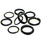 10 Rolls Bonsai Wires Anodized Aluminum Bonsai Training Wire in 5 Sizes - 1.0 mm, 1.5 mm, 2.0 mm, 2.5 mm, 3.0 mm, Total 164 Feet (Black)