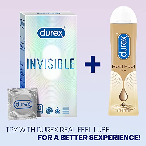 Durex Invisible Super Ultra Thin Condoms for Men – 10s