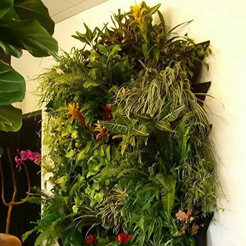 36 Pocket Vertical Garden Wall Planting Hanging Bag Planter Outdoor for Herbs AU