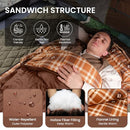 KingCamp Backpacking Sleeping Bag Lightweight Warm & Cold Weather Sleeping Bags for Adults Ideal for Hiking Camping Outdoor Adventures XL Coffee Right Zipper