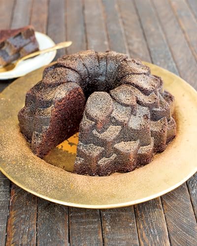 Nordic Ware Blossom Bundt Cake Pan, Gray, 87537