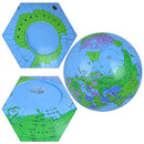 Coopay 2 Pack Inflatable Globe PVC World Globe Inflatable Earth Beach Ball for Beach Playing or Teaching