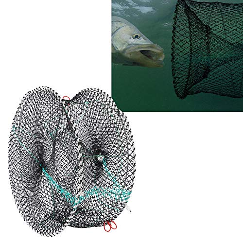 Two Entrances Crab Trap for Blue Crabs, Crawfish Trap Crab Pot Crab Net Minnow Trap for Crabbing, Trap Net Fishing Bait Trap Cage 17.7in x 7.9in (45cm x 20cm)