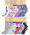 100 Pairs Wholesale lot Kids Girls Assorted Novelty Design Crew Socks (4-6, Assorted Boys & Girls)