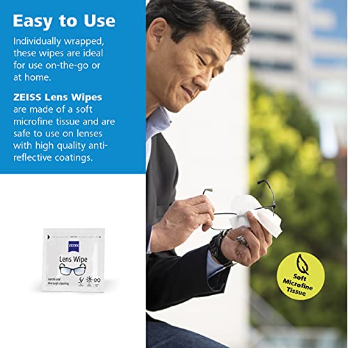 Zeiss Pre Moistened Lens Cleaning Wipes 80 Count