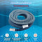 1-1/2" x 40 Foot Professional Heavy Duty Spiral Wound Swimming Pool Vacuum Hose with Kink-Free Cuff, Flexible - Connect to Vacuum Heads, Skimmer, Filter Pump Inlet, Accessories