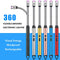 Candle Lighter, Electric Lighter Rechargeable Flameless Long Lighter with Battery Indicator Windproof 360°Flexible Arc Lighters for Candle Grill Kitchen Gadgets Stove Fireplace BBQ Camping, Safe Lock