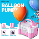 Electric Air Balloon Pump, Portable Dual Nozzle Electric Balloon Inflator/Blower for Party Decoration,Used to Quickly Fill Balloons Pink