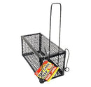 Animal Trap Cage Humane Live Steel Catch Possum Mouse Fox Rat Cat Rabbit Bird (24X11X11CM)