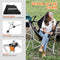 KingCamp Hammock Camping Chair Swinging Rocking Recliner Chair for Backyard Lawn Beach Camp Outside Indoor Adults Portable Lounger Folding Chair Hold Up to 300lbs with Carrying Bag(Black/Grey-2 Pack)