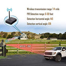 1/2 Mile Long Range Solar Wireless Driveway Alarm Outdoor Weather Resistant Motion Sensor & Detector-Security Alert System-Monitor & Protect Outside Property,No Need to Replace Battery