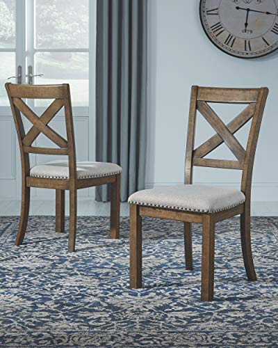 Signature Design by Ashley Dining Room Chair, Wood, Beige