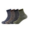 Men's Merino Wool Hiking Socks-Thermal Warm Crew Winter Ankle Socks for Trekking,Multi Performance,4 Pack