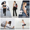 Lanbaosi Bootcut Yoga Pants for Women High Waisted Tummy Control Flare Leggings with Pockets Wide Leg Bootleg Workout Pants Black