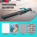 CO-Z Manual Tile Cutter 48 Inch Cutting Length Professional Porcelain Ceramic Floor Tile Cutter Machine Adjustable Laser Guide for Precision Cutting (48 inch)