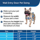 PetSafe Never Rust Wall Entry Pet Door - Telescoping Frame - Insulates Better Than Metal Doors, Energy Efficient Cat & Dog Door - Interior & Exterior Walls, Weatherproof, Easy to Install & Clean - M