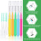 Zopeal 250 Pcs Interdental Brush for Braces Disposable Braces Flossers Dental Picks Floss Toothpick Dental Teeth Flossing Head Oral Hygiene Flosser Toothpick Soft Cleaning Tool (Cute Color)