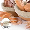 6 Packs Bread Banneton Proofing Basket Cloth Liner for Bread Basket, Special Dough Proofing Tools