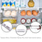 Egg Holder for Refrigerator, Space Saving and Adjustable Egg Dispenser, Fridge Drawer Organizer,Egg Storage Containers, Transparent