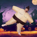 Inflatable Sumo Costume, 1.5M Height Lightweight Blow Up Funny Costumes Fancy Outfit for Adult Kids Gift, Suit Water-resistant Party Dress Halloween Cosplay