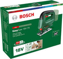 Bosch Home & Garden 18V Cordless Jigsaw Without Battery, 1 Blade Inc, Adjustable Plate, Speed Select (EasySaw 18V-70)