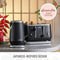 Sunbeam Kyoto City Collection 4-Slice Toaster | High Lift & Quick Check Lever, Self-Centering Slots, 9 Browning Settings, Removable Crumb Tray, Black TAM8004BK
