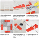 Tile Leveling System with Tile Plier ValueHall Tile Installation Tool Kit with 300pcs PVC Tile Spacers Clips and 100pcs Reusable Wedges for Tile & Stone Installation and Leveling Alignment V8C06