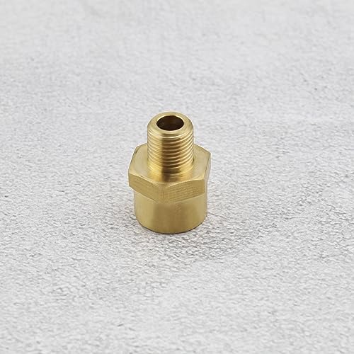 VGOL 4Pcs 1/8inch Male to 1/4inch Female BSP Brass Adapters Pipe Fitting Adapter Brass Thread Converter Accessories for Industrial Applications