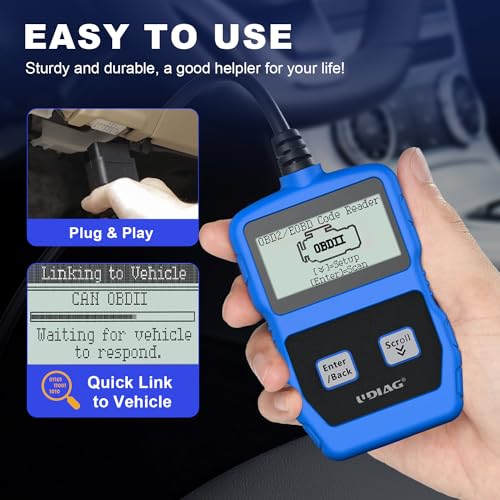 UDIAG CR200 OBD2 Scanner Car Scan Engine Diagnostic Tool Fault Automotive OBDII Code Reader for OBDII Protocol Cars Since 1996