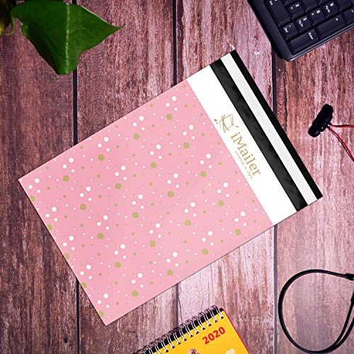 200 Count - 6x9 inch, Pink Polka Dot - Thank You Poly Mailer Envelope, Mailing Shipping Bags with Self Seal Strip