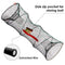 SF 1 Pack Fishing Casting Nets Crab Trap Crawfish Crayfish Shrimp Collapsible Cast Net Durable Black Mesh Fishing Nets Portable Folded Safe Fish Catching- Small