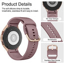 [3 Pack]Silicone Bands for Samsung Galaxy Watch 4 Bands & Galaxy Watch 5 Bands 44mm 40mm/Samsung Galaxy Watch 6 Bands Women Men, 20mm Adjustable Sports Replacement Strap for Galaxy Watch 6/6 Classic/5/5 Pro/4/4 Classic