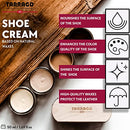 Tarrago Shoe Cream - Professional Shoe Polish with Carnauba wax to Re-Color and Polish - Smooth Leather Shoes and Boots- Over 100 Colors - 50 Ml/ 1.7Fl. Oz - Red