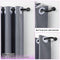 Lwiiom 2 Pack Matte Black Disc Curtain Rods, 28-48 Inches Window Curtain Rod,Adjustable Room Darkening Curtain Rod with Aluminum Finials and Brackets,Wrap Around Design