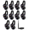 10pcs Bundle Wireless Silent Disco LED Flashing Light Headphones with 1 Transmitter 500m Distance