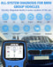 ANCEL BM700 Battery Registration Tool Fits for BMW, Full Diagnostic Tool Professional SRS Airbag Reset Scan Tool for Mini Cooper OBD1 OBD2 Scanner Car Engine Code Reader Injector Coding Oil Reset