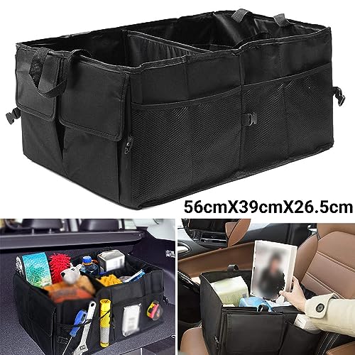 Car Boot Organiser Partition Collapsible Storage Box Trunk Bag Tool Multipurpose