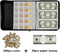 200 Pockets Coins Collecting Album & 30 Sleeves Paper Money Display Storage Case,Coin Collection Book Holder for Coin Currency Collection Supplies, Bill, Pennies, Quarters, Stamp