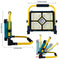 OUSIDE Construction Spotlight LED Battery with Tripod, Portable LED Spotlight Battery with 10500 mAh Battery, Type C and Solar Charging, 4 Light Modes - Ideal for Repair, Construction Site, Emergency