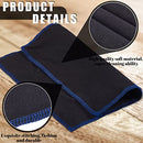 Zhanmai 4 Pcs Bowling Accessories Kit Bowling Shoe Covers Non Slip Bowling Ball Seesaw Bowling Ball Cleaning Pad Microfiber Bowling Ball Shammy Leather Towel (Medium)