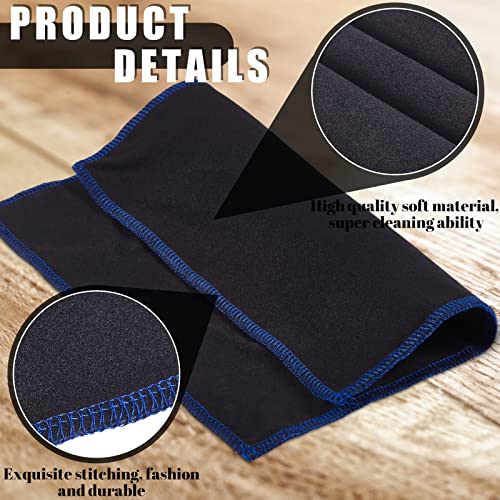 Zhanmai 4 Pcs Bowling Accessories Kit Bowling Shoe Covers Non Slip Bowling Ball Seesaw Bowling Ball Cleaning Pad Microfiber Bowling Ball Shammy Leather Towel (Medium)