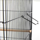 Yaheetech 65-inch Flight Bird Cages for Lovebirds Canaries Parrots Parakeets Budgies Finches Cockatiels Conures with Detachable Rolling Stand, Black