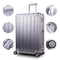 Travelking Multi-size All Aluminum Hard Shell Luggage Case Carry On Spinner Suitcase By TravelKing 20"-28", Sliver, 28"