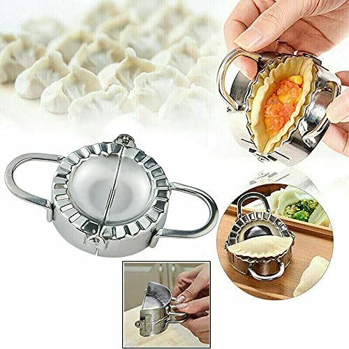 10 Dumpling Maker Stainless Steel Dough Press Pie Ravioli Making Mold Mould Tool