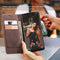 M CASEME UEEBAI Leather Case for Samsung Galaxy S21 FE 5G, Retro Matte PU Leather Case Soft TPU Flip Case with Card Slot Stand Function Magnetic Closure Flip Case Mobile Phone Case - Coffee