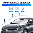 KUST Windshield Sun Shade for Volkswagen VW Passat Sedan 2012-2019 Sunshade Foldable Sun Visor Protector Blocks UV Rays Keep Your Car Cooler