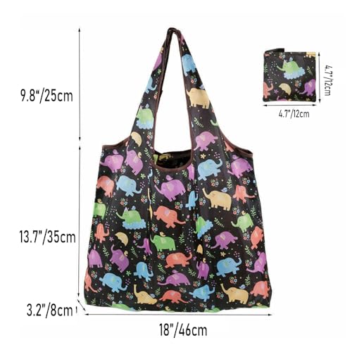Reusable Foldable Waterproof Shopping Bags Carry bag Grocery big 39cm x 46cm, Unisex, Versatile for Grocery and Travel, Compact Design, Durable Material